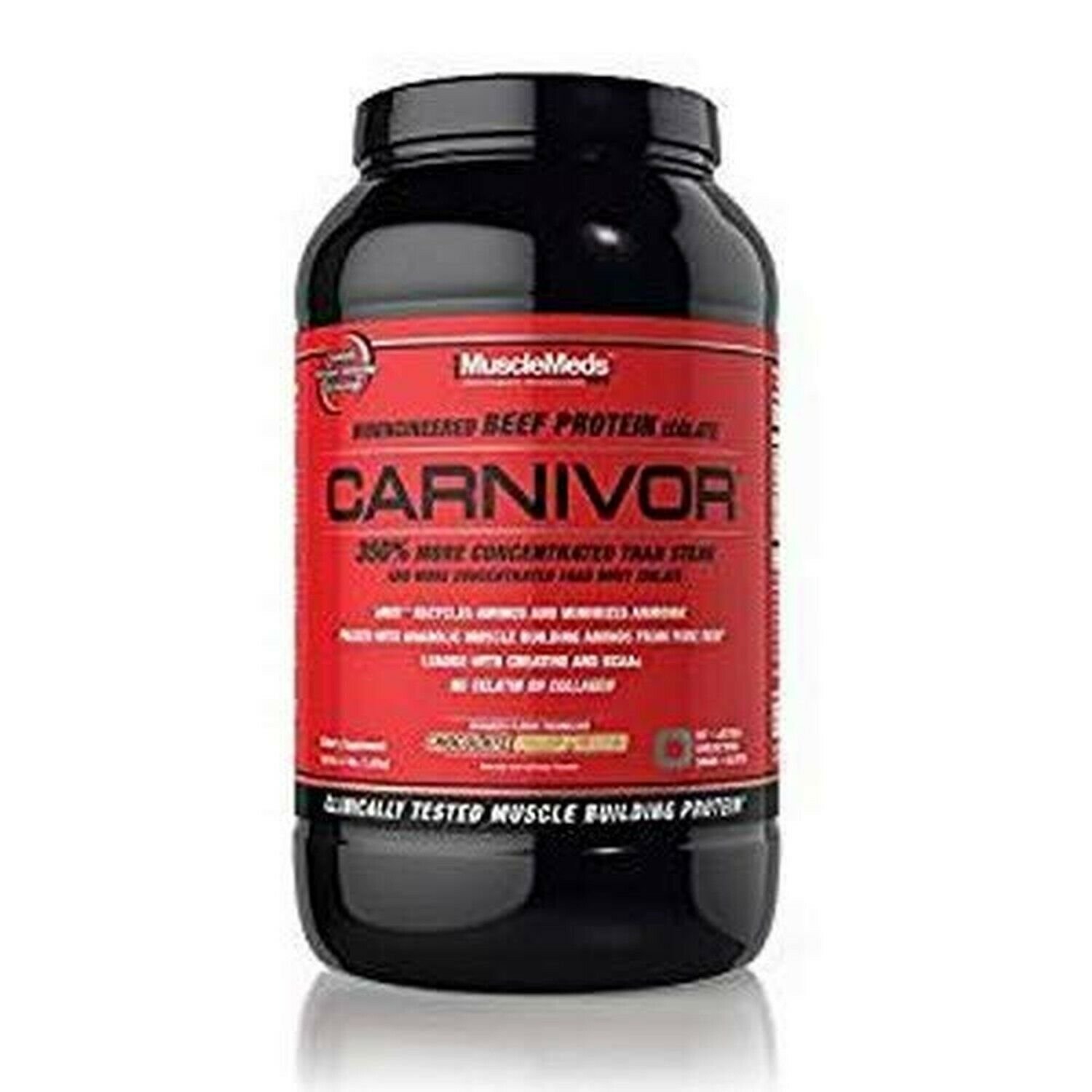 MuscleMeds Carnivor Beef Protein Isolate Powder, Chocolate Peanut Butter, 28 ...
