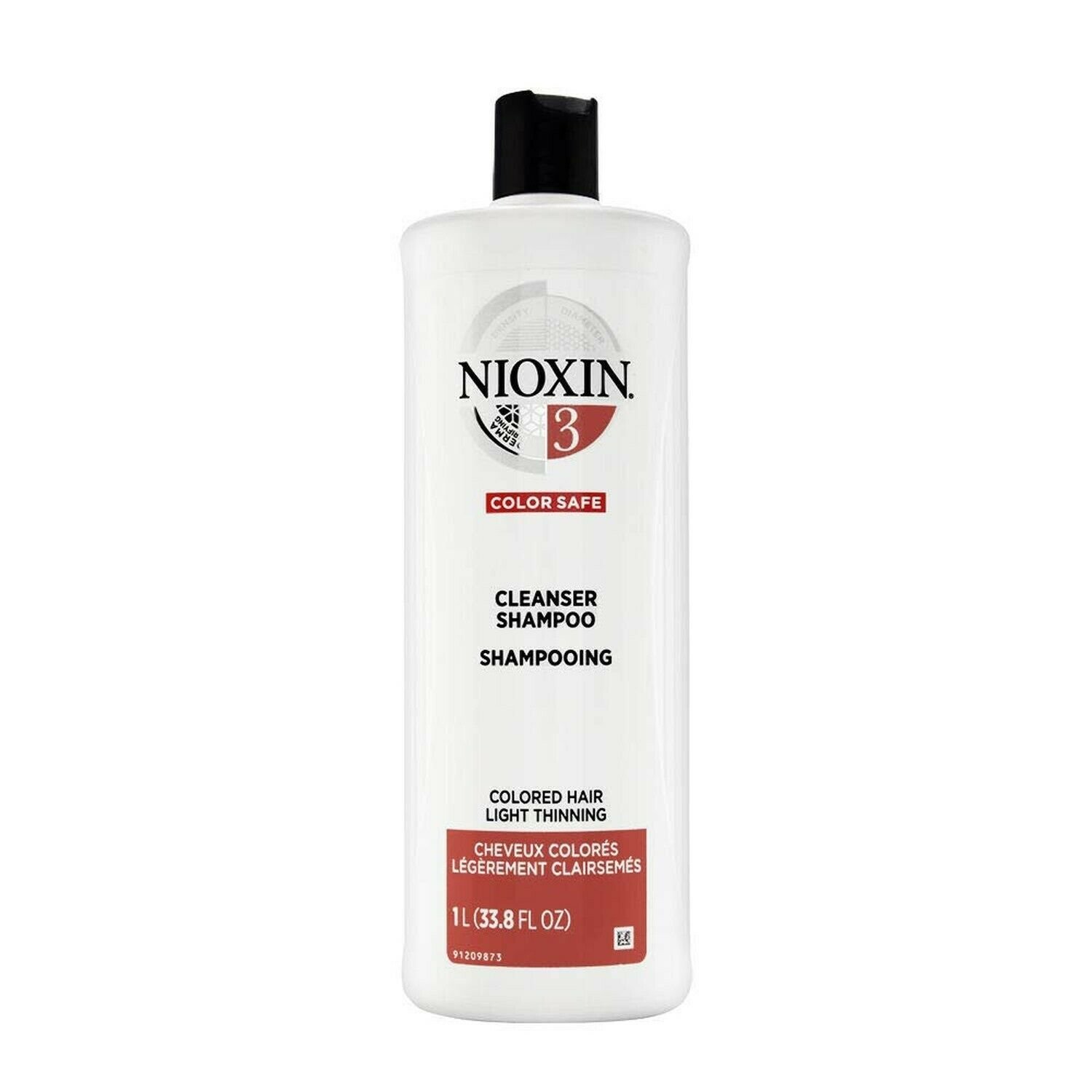 Nioxin Cleanser Shampoo, System 3 (Color Treated Hair/Normal to Light Thinning)
