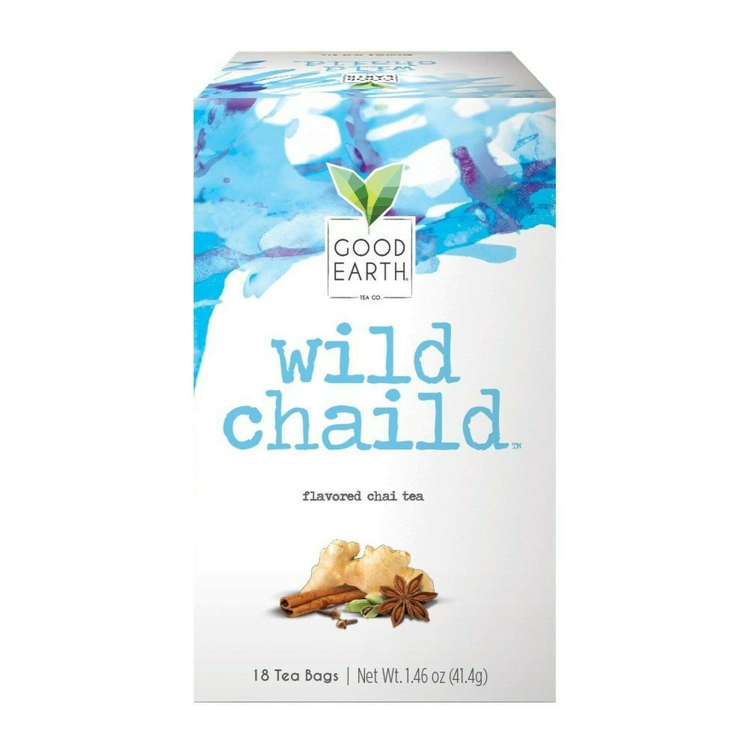 Good Earth Chai Tea, Wild Chaild, 18 Count Tea Bags (Pack of 6) (Packaging Ma...