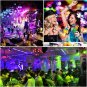 Litake Party Lights Disco Ball Strobe Light Disco Lights, 7 Colors Sound Acti...