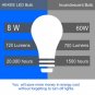 Dusk To Dawn Light Bulbs A19 8W 720 Lumens, Amber LED Orange-Yellow Sensor Bu...