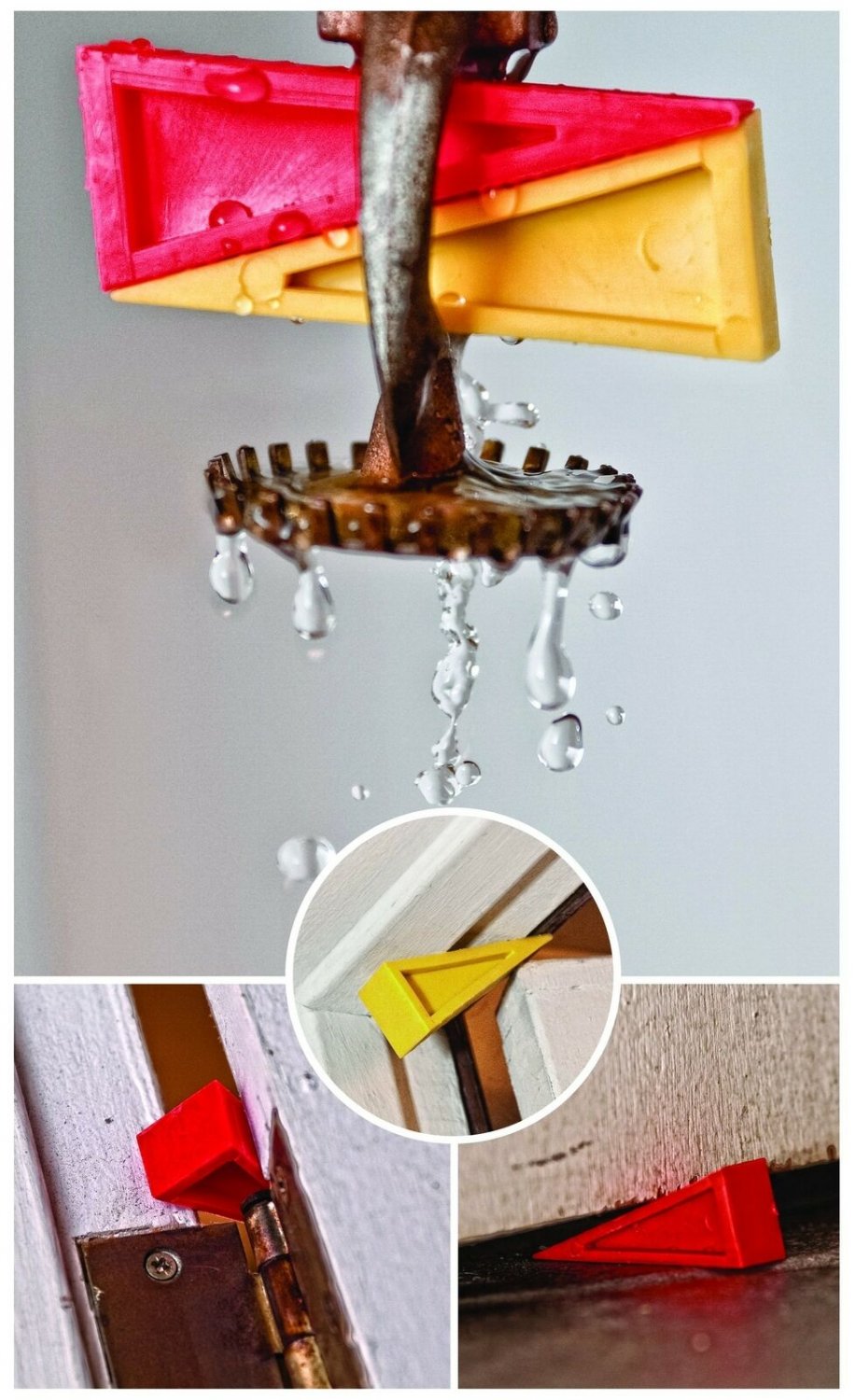 Firefighter Door Opener Stop Safety Wedge Pack Door & Sprinkler Combo Pack 4