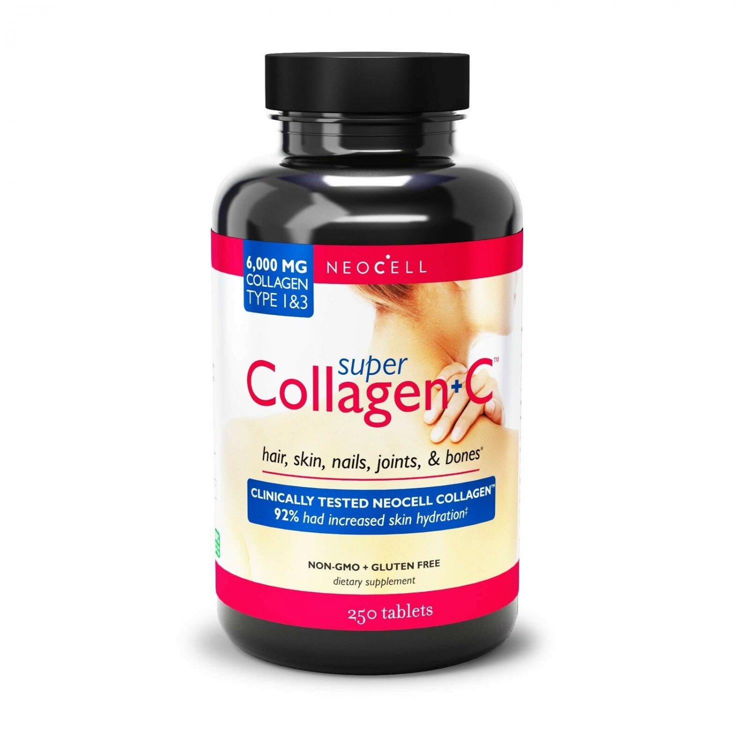 NeoCell Super Collagen + C &acirc;�� 6,000mg Collagen Types 1 & 3 Plus Vitamin C - 25...