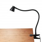 CeSunlight Clamp Desk Lamp, Clip on Reading Light, 3000-6500K Adjustable Colo...