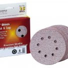 Sungold Abrasives 024196 5" By 8 Hole 600 Grit Premium Plus C Weight Paper Ho...