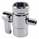 LASCO 09-2135 Aerator With Push Button Diverter And 5/16-Inch Barb Outlet, Ch...