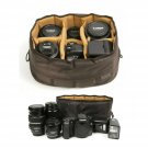 Ciesta Flexible Camera Insert Partition for DSLR SLR Lens (Brown / Medium)