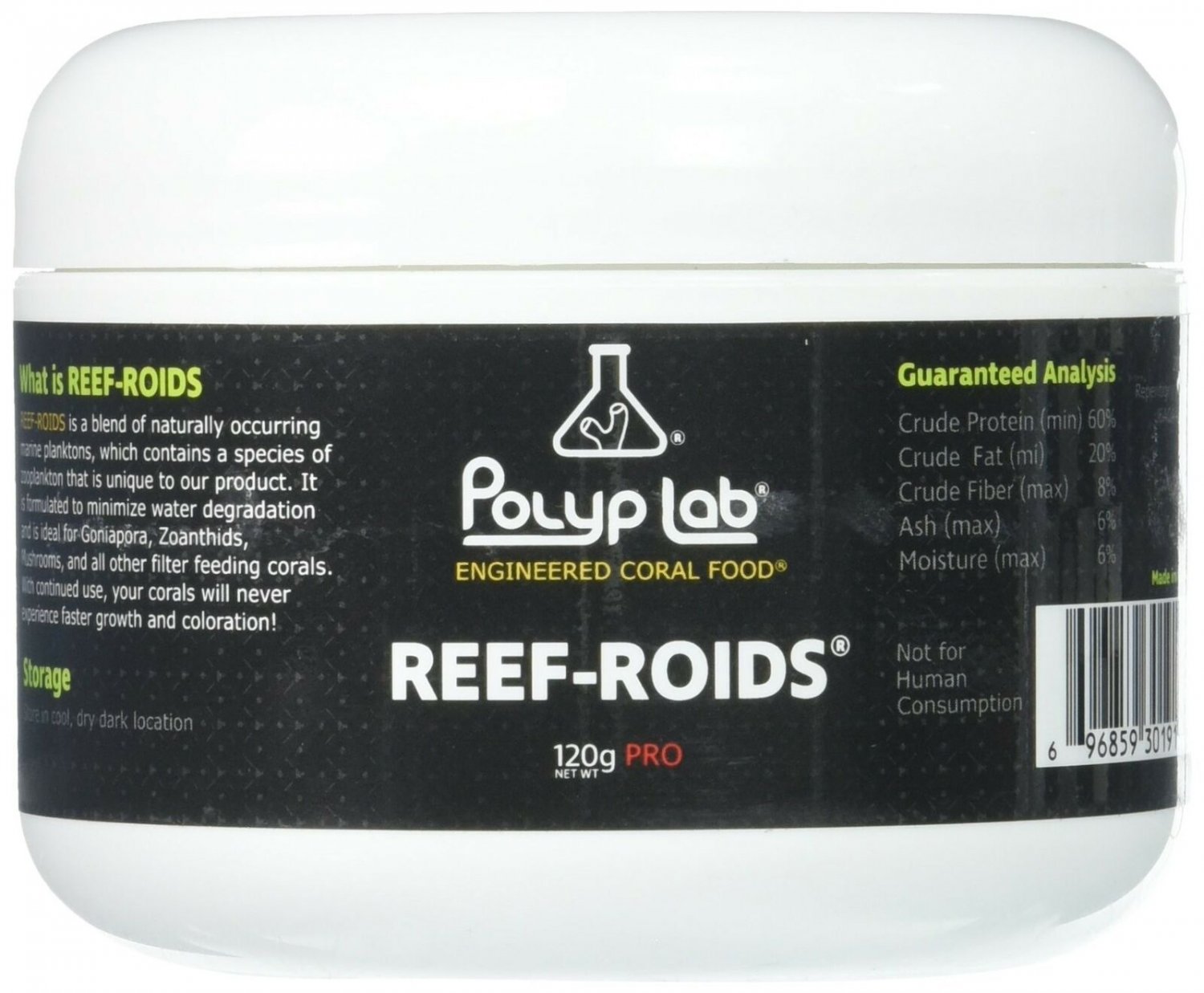 Polyplab - Professional Reef-Roids - Coral Food for Faster Growth - 120g