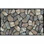 Masterpiece Flagstone Grey Stone Door Mat, 18-Inch by 30-Inch 18-Inch X 30-Inch