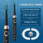 5 Modes Electric Toothbrush Sonic Rechargeable Toothbrushes for Kids, Adults ...