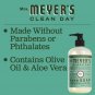 Mrs. Meyer&Acirc;&acute;s Clean Day Hand Soap, Basil, 12.5 fl oz, 3 ct