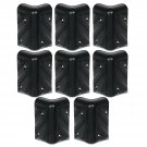 Reliable Hardware Company RH-1610-8-A Stackable Chevron Corner Durable HDPE P...