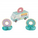 Fun Express - Donut Truck Centerpiece for Birthday - Party Decor - General De...