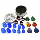 Finger Thumb Picks, Guitar Finger Protectors, Picks, Made of Xylonite Gift Se...