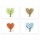 Seasons of Life Note Card Assortment Pack - Set of 24 cards - 4 designs blank...