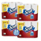 Scott Paper Towels Choose-A-Sheet, White, 24 Mega Roll Plus 24 Mega Rolls Plus