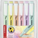 STABILO 275/6-08 Wallet Swing Cool Pastel Highlighter (Pack of 6) 6er Pack