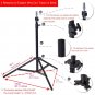 Smilco Adjustable Wig Mannequin Head Tripod Stand for Hairdressing Cosmetolog...