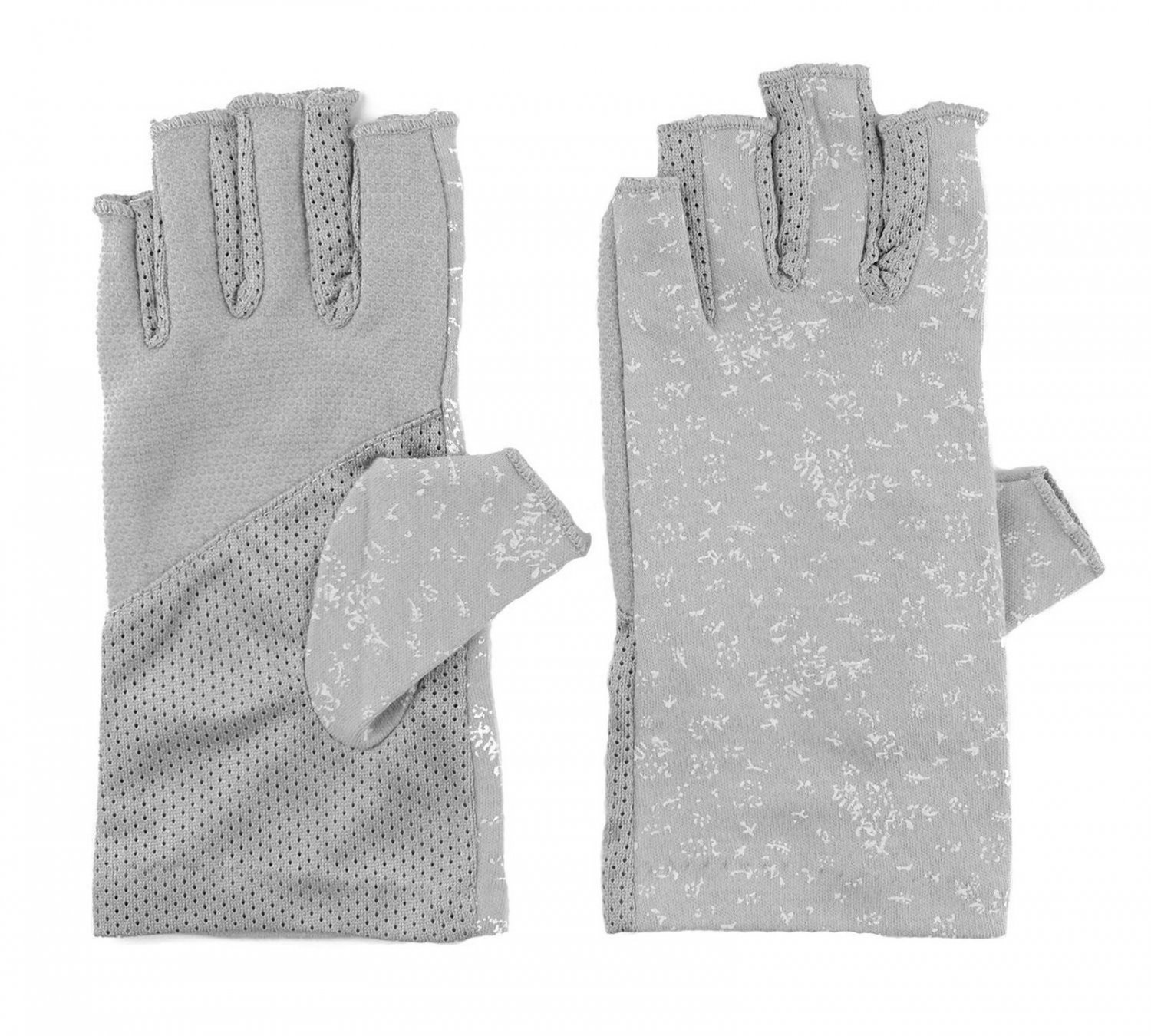 Womens Sunblock Fingerless Gloves Summer UV Protection Driving Cotton Gloves
