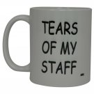 Best Funny Coffee Mug Tears Of My Staff Novelty Cup Joke Great Gag Gift Idea ...