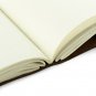 LEATHER JOURNAL Handmade Artisan Notebook Or Sketchbook With Unlined Cotton P...