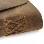 LEATHER JOURNAL Handmade Artisan Notebook Or Sketchbook With Unlined Cotton P...