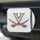 FANMATS NCAA Womens Color Hitch - Chrome Virginia Cavaliers One Size Team Color