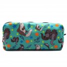 Otters Pencil Case Canvas Pen Bag Pouch Stationary Case Makeup Cosmetic Bag (...