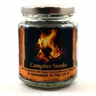 Campfire Smoke Wood Wick Candle, 8 oz Super Scented Natural Wax Candle, Burni...
