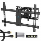 PERLESMITH Full Motion TV Wall Mount Bracket Dual Articulating Arms Bear up t...