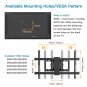 PERLESMITH Full Motion TV Wall Mount Bracket Dual Articulating Arms Bear up t...