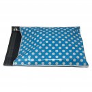 Shop4Mailers 12 x 15.5 Blue Polka Dot Poly Bag Mailer Envelopes 2 Mil (100 Pa...