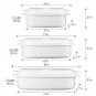 Calypso Basics by Reston Lloyd 6-Piece Microwave Cookware, Steamer and Storag...