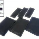 6 Pack Luxury Microfiber Cleaning Cloth - Multi Pack - Black - Lint Free Clot...