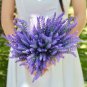 StillCool Artificial Flowers 5 Pack Flocked Lavender Bouquet Real Touch Weddi...