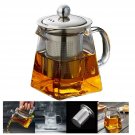 Glass Teapots with Infuser PluieSoleil, 500 Milliliter in Square Shape, Tea S...