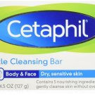Cetaphil Gentle Cleansing Bar for Dry/Sensitive Skin 4.50 oz (Packs of 6)