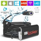 OSLooker Endoscope Camera - Borescope - Wireless Inspection Camera 3.5m HD 2M...