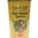 Tea of Life Ginger Moringa Turmeric Tea 50 Rounds Tea Bags 75 g