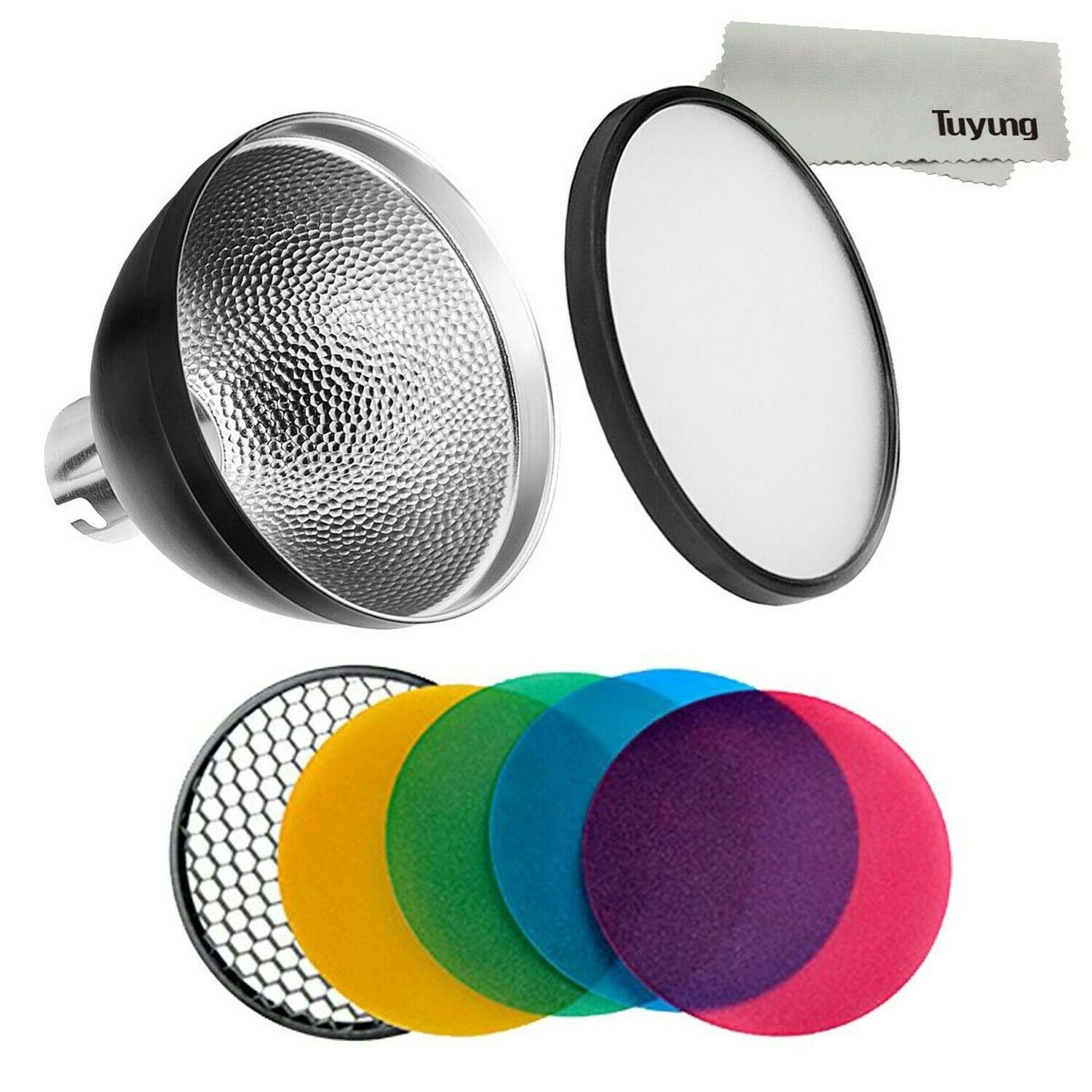 Godox AD-S2 Standard Reflector with Soft Diffuser and ad-s11 Witstro Flash Sp...