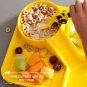 Dinneractive Dining Set For Kids - 3 PC Construction Themed Dinnerware - Trac...