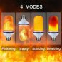 Flame Light Bulbs, FIMITECH LED Flame Effect Fire Light Bulbs, 4 Modes, E26 S...
