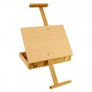 US Art Supply Medium Wooden Sketchbox Box Artist Easel Standard Sketchbox Easel