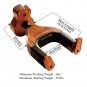Guitar Wall Mount, Auto Lock Guitar Wall Hanger, Hard Wood Base in Guitar Sha...