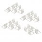 Looching 20pcs 1.5X1.5 Inch Silver Wire Place Card Holder Photo Clips Place M...