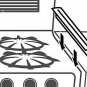 2 Pack Standard 25 Inch Kitchen Stove Gap Filler Cover - Premium Silicone Spi...