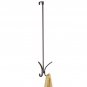 InterDesign Axis Easy Reach 24" Quad Hook, Over the Door Towel Holder or Coat...