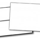 5" X 7" Heavyweight Blank White Greeting Card Sets (40 Cards & Envelopes)