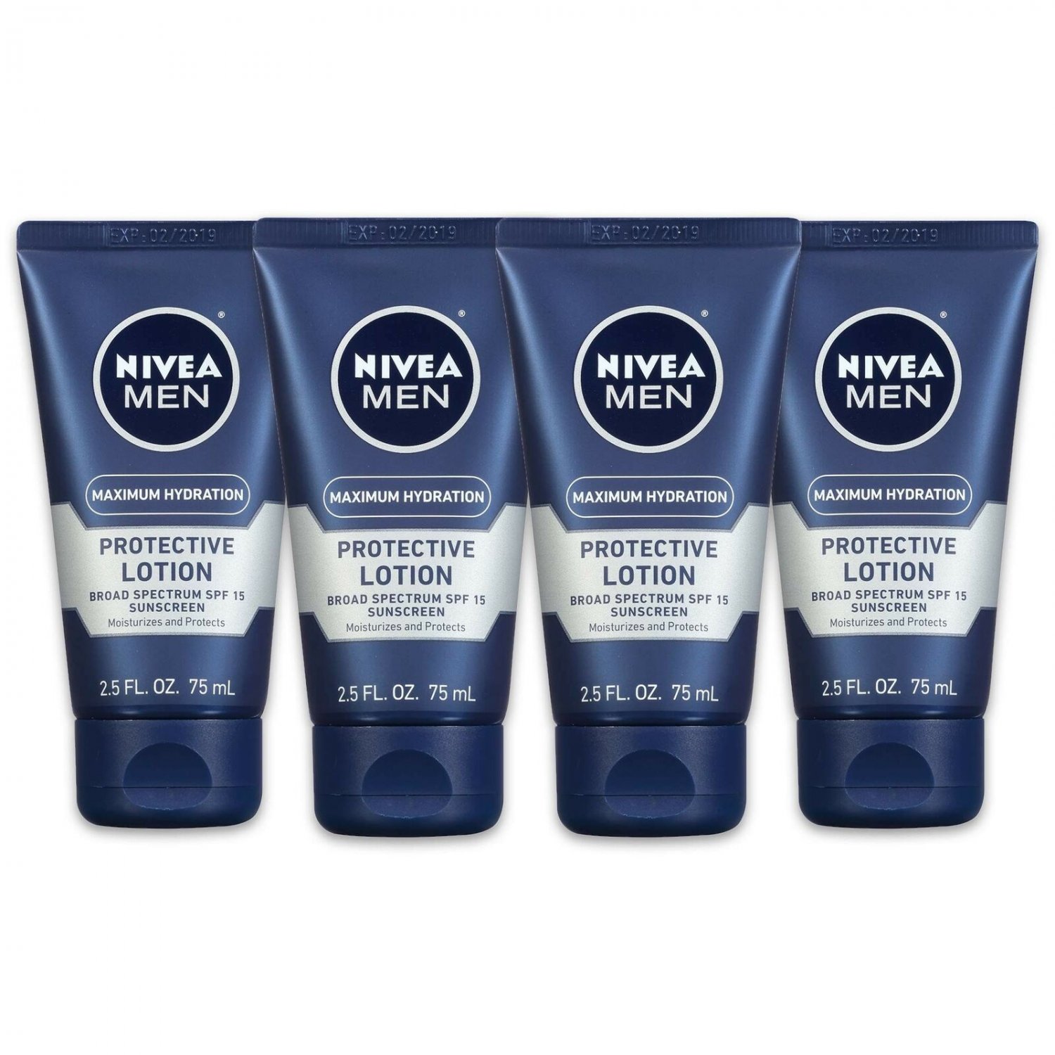 NIVEA Men Maximum Hydration Protective Lotion - Broad Spectrum SPF 15 Moistur...