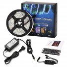Led Strip Lighting 5M 16.4 Ft 5050 RGB 150LEDs Flexible Color Changing Full K...